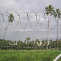 Galvaniserad Concertina Razor Wire Fence